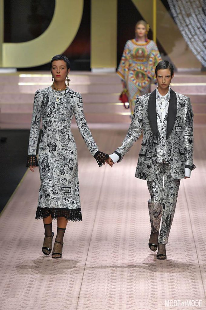Dolce Gabbana Milan Fashion Week Spring Summer 2019 Milan September 2018