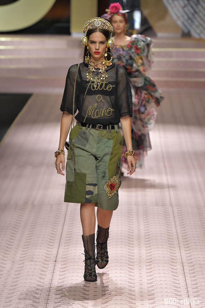 Dolce Gabbana Milan Fashion Week Spring Summer 2019 Milan September 2018