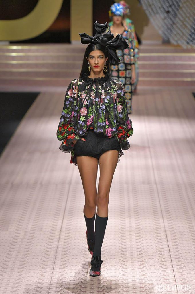 Dolce Gabbana Milan Fashion Week Spring Summer 2019 Milan September 2018