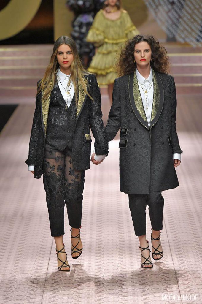 Dolce Gabbana Milan Fashion Week Spring Summer 2019 Milan September 2018