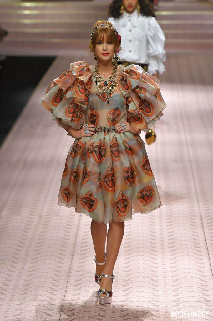 Dolce Gabbana Milan Fashion Week Spring Summer 2019 Milan September 2018