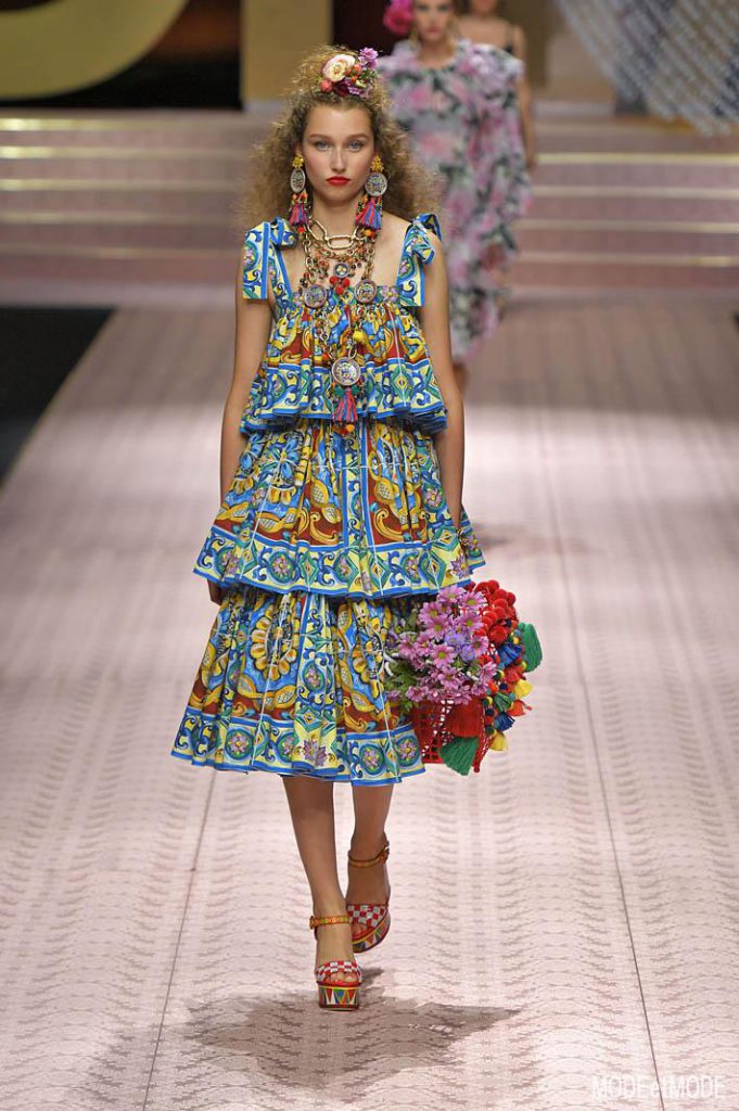 Dolce Gabbana Milan Fashion Week Spring Summer 2019 Milan September 2018