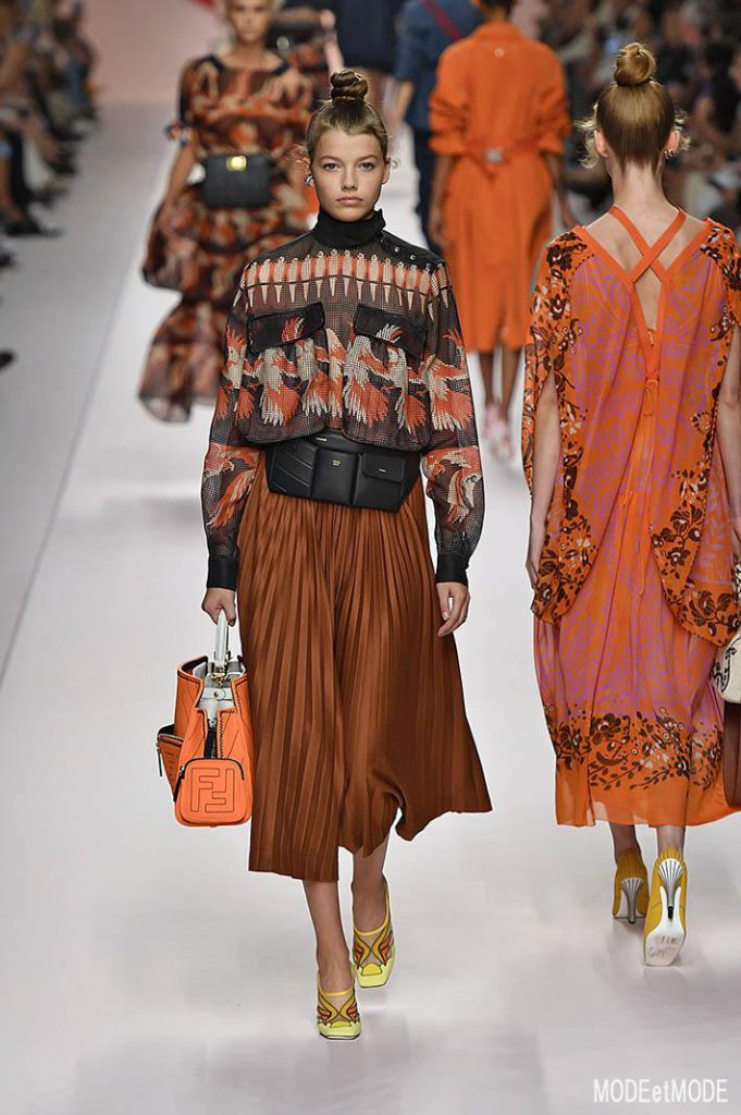 Fendi Milan Fashion Week Spring Summer 2019 Milan September 2018