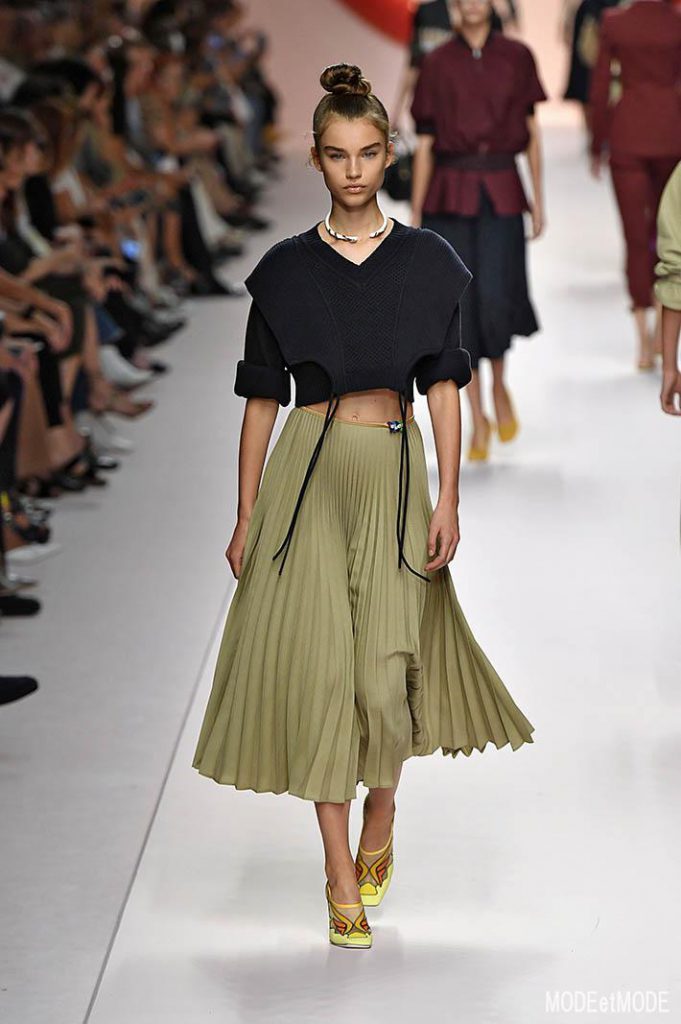Fendi Milan Fashion Week Spring Summer 2019 Milan September 2018