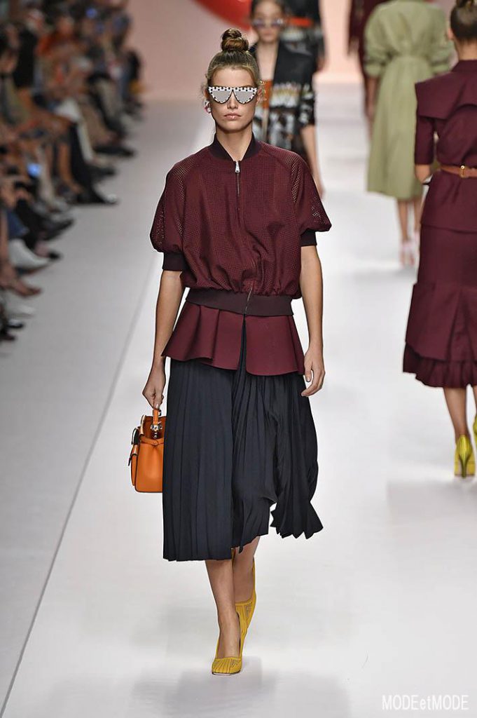 Fendi Milan Fashion Week Spring Summer 2019 Milan September 2018