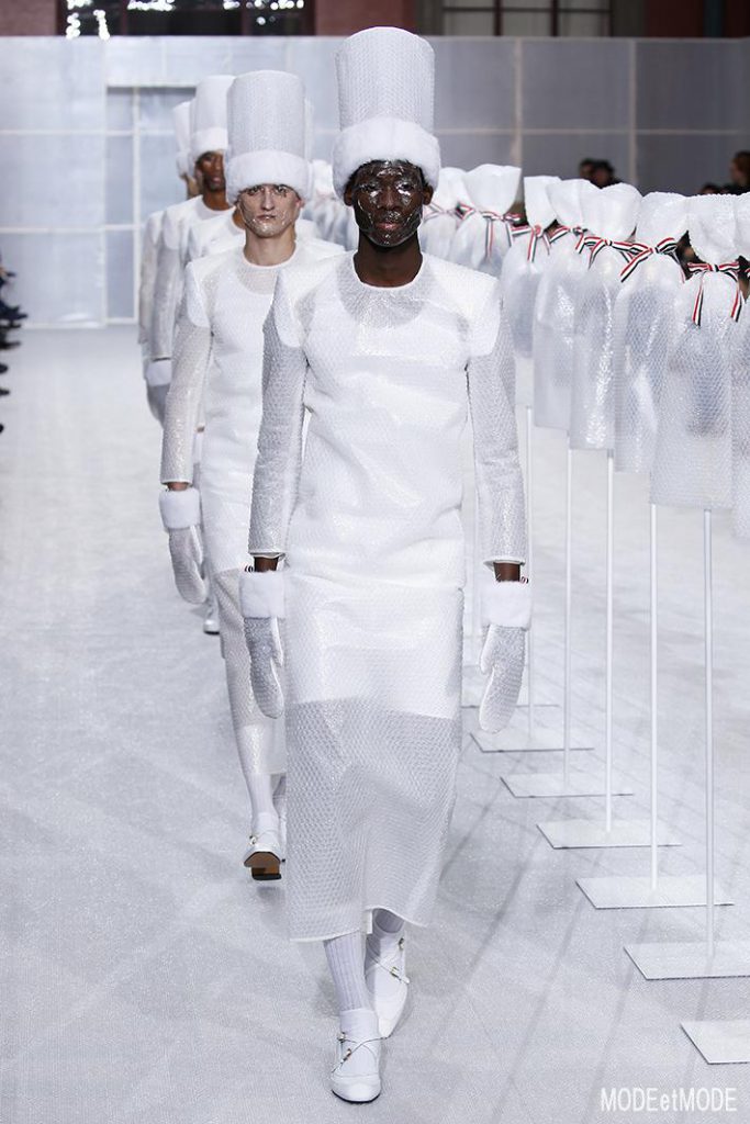 THOM BROWNE MEN FW19 PARIS FASHION WEEK ECOLE BEAUX ARTS 01/19/2