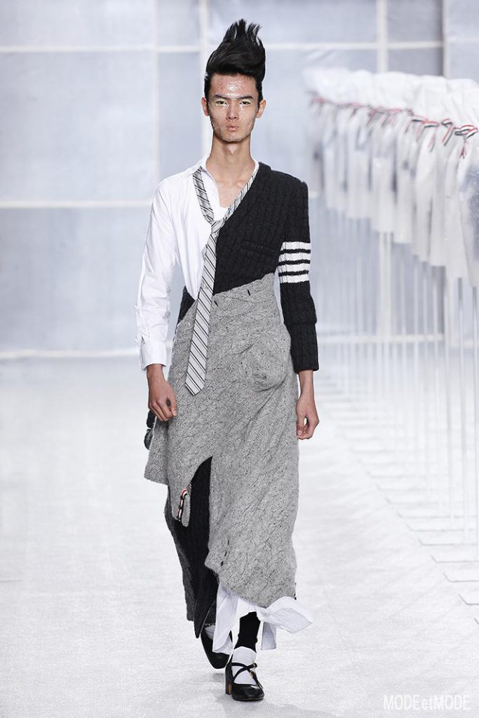 THOM BROWNE MEN FW19 PARIS FASHION WEEK ECOLE BEAUX ARTS 01/19/2