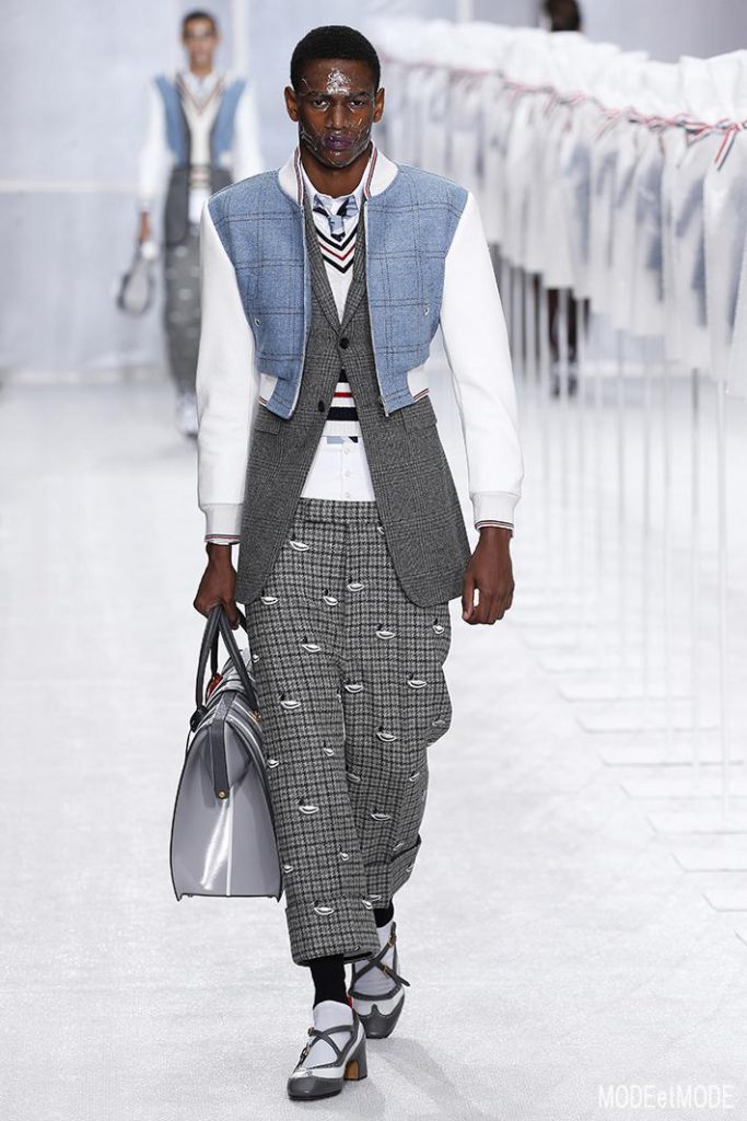 THOM BROWNE MEN FW19 PARIS FASHION WEEK ECOLE BEAUX ARTS 01/19/2