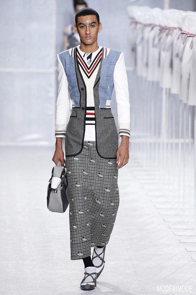 THOM BROWNE MEN FW19 PARIS FASHION WEEK ECOLE BEAUX ARTS 01/19/2