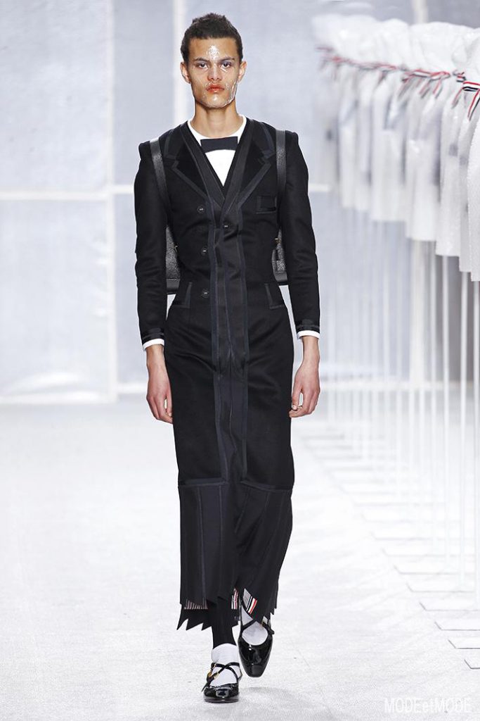 THOM BROWNE MEN FW19 PARIS FASHION WEEK ECOLE BEAUX ARTS 01/19/2