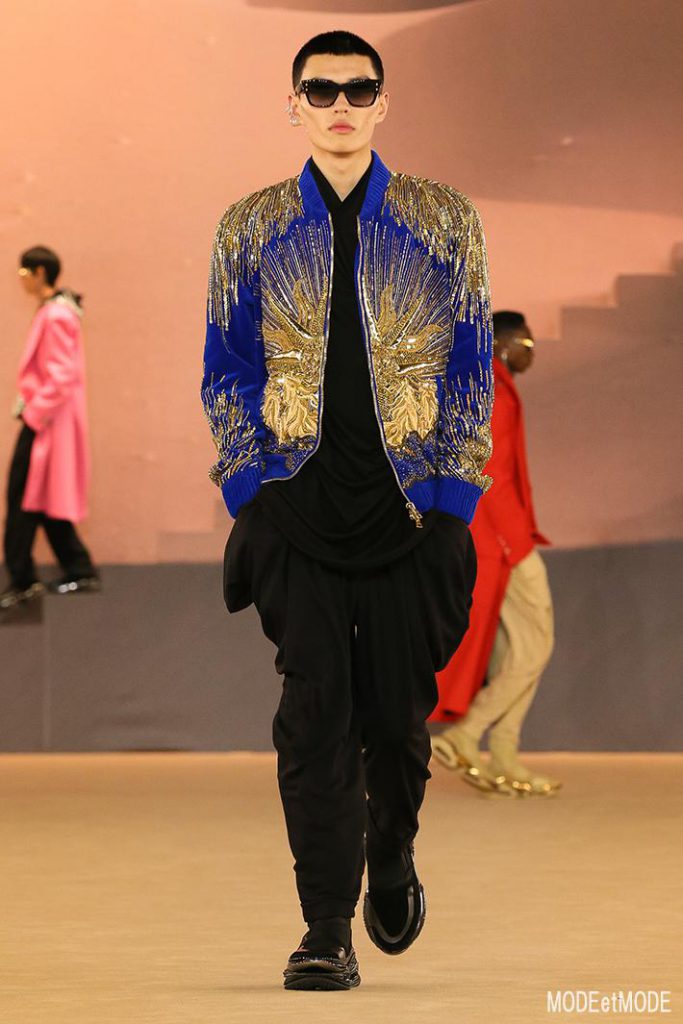 BALMAIN FALL/WINTER MEN’S SHOW RUNWAY