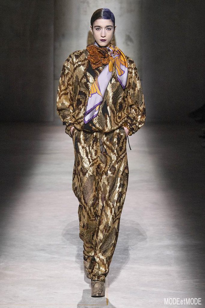 Women Ready to wear, autumn winter 2020 2021, fashion week, Paris, FRA, from the house of Dries Van Noten